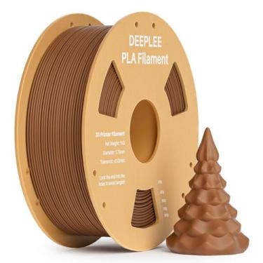 Imagem de Impressora 3D Filament Deeplee PLA 1,75 mm 1 kg marrom
