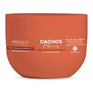 Imagem de Geléia Ativadora Cachos e Cacheados Alta Fixação Arvensis Vegano 300g
