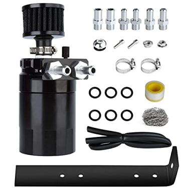 Imagem de Kit universal de coleta de óleo para carro, tanque de reservatório automotivo polonês 300 ml com cilindro duplo compacto de alumínio