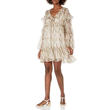 Imagem de Buffalo David Bitton Manga comprida feminina, Cobra bege, GG