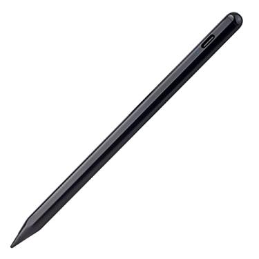 Imagem de Caneta Stylus 2021 para Apple iPad Mini 6, iPad Air 11 polegadas 4ª geração, iPad Pro 12,9 polegadas 5ª/4ª/3ª geração, iPad Pro 11 polegadas 3ª/2ª/1ª geração caneta de rejeição de palma compatível com todos os iPad 2018-2021, preta