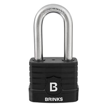 Imagem de Brinks 677-52051 Cadeado comercial 50 mm resistente ao clima XT Plus Series com manilha de aço boro de 5 cm