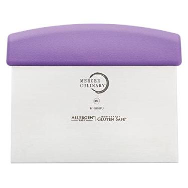 Imagem de Mercer Culinary Raspador Millennia Bench, lâmina de 15 x 7 cm, com alça roxa,
