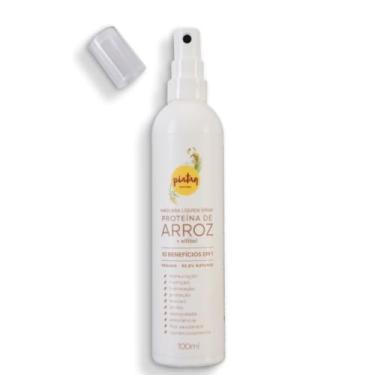 Imagem de Mascara Capilar Líquida Hidratação Profunda, Nutrição e Brilho Natural e Vegano de Proteína de Arroz e Xilitol 100ml 10 em 1 Piatan Natural