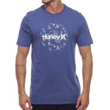 Imagem de Camiseta Hurley HYTS010410 Paradise - Marinho-Unissex