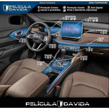 Imagem de Película Proteção Interna Kit Full Commander 2022 Antiriscos - Pelicul