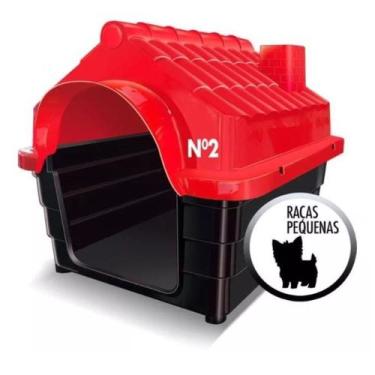 Imagem de Casa Casinha N2 de Cachorros Pequenos Gatos Pet Resistente - MecPet