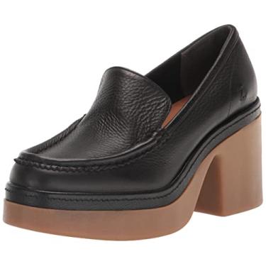Imagem de ZODIAC Plataforma feminina Dorit Slip-ons, Couro preto, 9