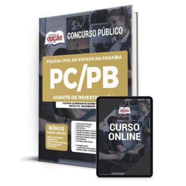 Imagem de Apostila PC-PB - Agente de Investigação - Apostilas Opção