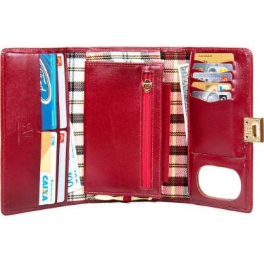 Imagem de Carteira Feminina Artlux 396, Vermelho