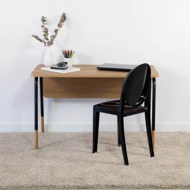 Imagem de Mesa Escrivaninha 120cm Hanover/Preto Home Office - Artesano
