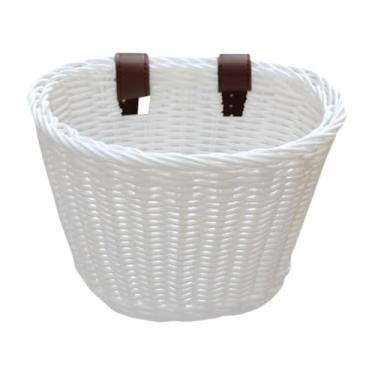 Imagem de UGPLM Cesto de bicicleta infantil Decoração frontal Acessório de triciclo de ciclismo portátil Cesto de bicicleta infantil para acampar para compras ao ar