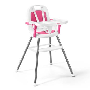 Imagem de Cadeira De Alimentação Cadeirinha 3 Em 1 Berry Até 25kg Rosa - Multikids