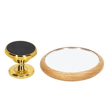 Imagem de Espelho de observação de taxa de café, magneticamente resistente ao desgaste resistente a quedas espelho de dose de café para casa dourado