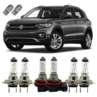 Imagem de Kit Lâmpadas Originais T-Cross Alto Baixo Milha 3200K T10 - Autovex / 
