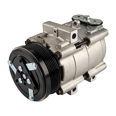Imagem de SIZZER Compressor CA de ar condicionado DW57129 Substituição para compressor A/C de substituição automotiva F-150 1997-2006 e F-350 Super Duty 2003-2007 10303600