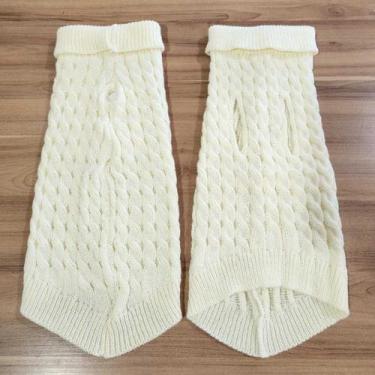 Imagem de Roupa de Cachorro Gato Frio Inverno Buraco para Coleira Pequenos Medio
