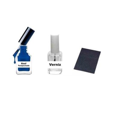 Imagem de Tinta Retoque Tira Risco Carro Volkswagen - Azul Tempestade  - Jhow Ad