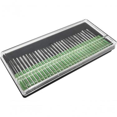 Imagem de Kit Broca Diamantadas 30 Und Lixa Elétrica Micromotor