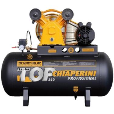 Imagem de Compressor Chiaperini Top 10 Mpv 110 Litros 140 Libras 2 Cv Monofásico