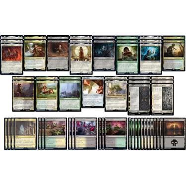 Imagem de Legendary Fellowship Deck - Abzan Black White Green - LOTR Lord of The Rings - Modern Legal - Custom Built - Magic The Gathering - MTG - 60 Card!
