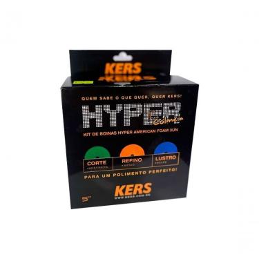 Imagem de Kit De Boinas Hyper 5 Polimento Corte Refino Lustro Kers