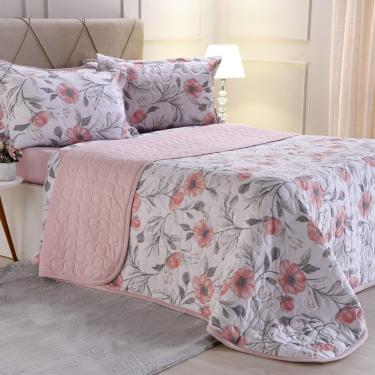 Imagem de Kit Cobre Leito King Malha Premium 145 Fios 100% Algodão