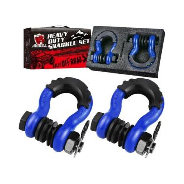 Imagem de Gancho De Reboque Para Caminhão De 19 Toneladas Com Manilha Em D De 3/