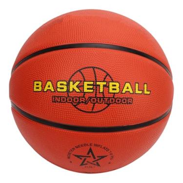 Imagem de Bola de basquete em interior bola de borracha Basquete Tamanho 7 Competição de juventude resistente à juventude Treinamento de basquete marrom