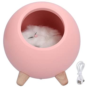 Imagem de Fafeicy Touch de Gato Fofo Led Night Light Light Portable Recarregável Casa Led Night Light Quarto