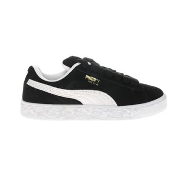 Imagem de PUMA Tênis feminino de camurça GG, Preto/branco, 41