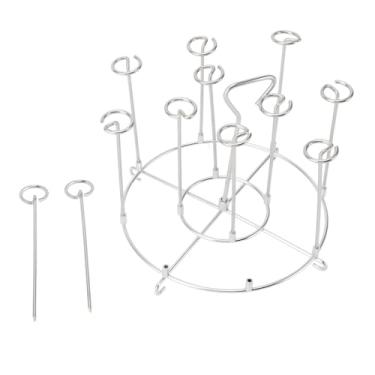 Imagem de Acouto Spe Espeto de Aço Inoxidável de 304, Suporte para Panela de Pressão e Fritadeira, Rack de Economia de Espaço Vertical para Kabobs, Presentes para Os Amantes de Churrasco (6qt)