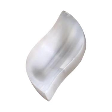 Imagem de Colaxi Prato de Selenita Presente Calmante para Inauguração de Casa Decoração de Casa Artesanato Moderno Ornamento Calmante Relaxamento Bandeja de, 6.5 Cm