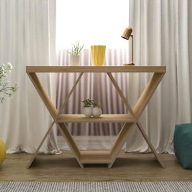 Imagem de Aparador com Espelho 1 Prateleira Houston - Artely, Pinho