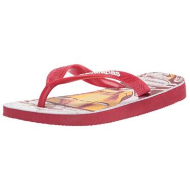 Imagem de Havaianas Chinelo masculino, 1 criança pequena, Vermelho, 9 Little Kid