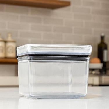 Imagem de Pote Hermético Porta Mantimentos Acrílico Com Tampa 225ml Transparente