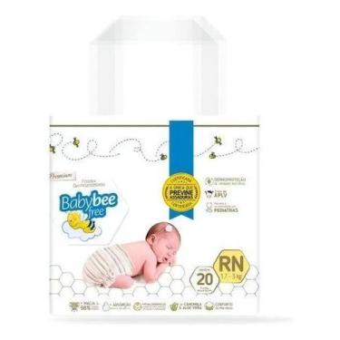 Imagem de Fralda Babybee Rn 1,7-3 Kg Com 20 Fraldas - Baby Bee