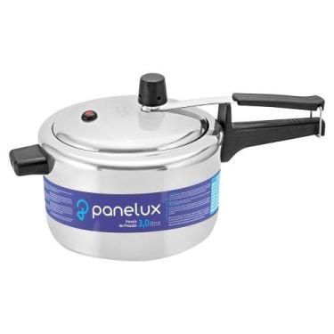 Imagem de Panela de Pressão Panelux Classic Polida 3 Litros, 3L, Prata