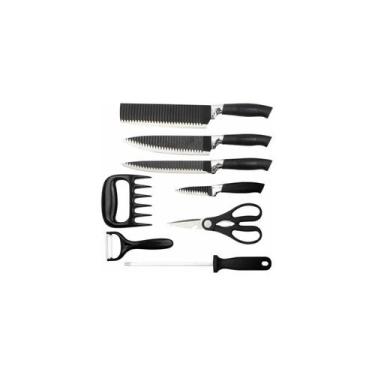 Imagem de Conjunto de facas de cozinha em aço de 8 peças - Lightbek Official Sto