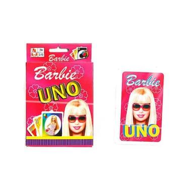 Imagem de Jogo de Cartas Uno Personagem Barbie - Outras Marcas