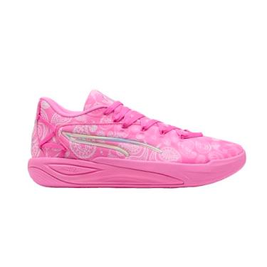 Imagem de PUMA Stewie Tênis feminino de basquete, Rosa Pixel/Branco, 41