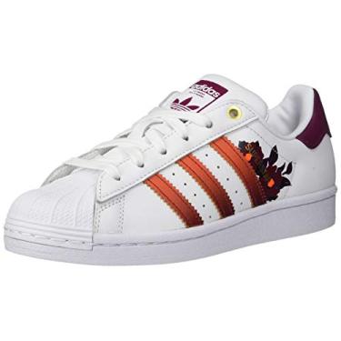 Imagem de Tênis feminino Adidas Originals Superstar, White/Power Berry, 5.5