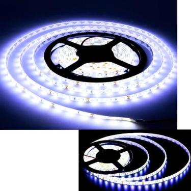 Imagem de Fita LED 5050 Silicone Branco Frio 5 Metros - Import