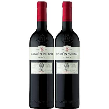 Imagem de Kit 2 Garrafas Vinho Tinto Ramon Bilbao Crianza Tempranillo 750ml