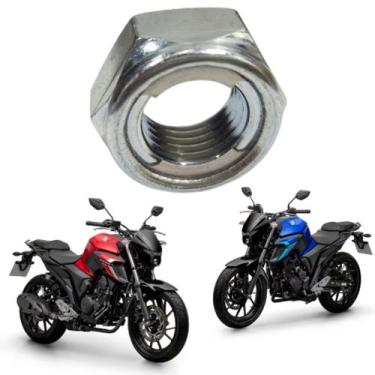 Imagem de Porca Eixo Dianteiro Fazer 250 Fz25 2018 2019 2020 2021 2022 2023 2024