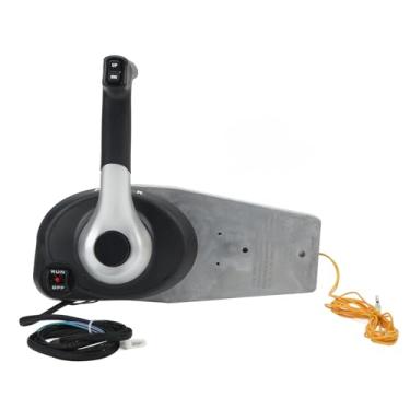 Imagem de Akozon Caixa de Controle Remoto do Acelerador do Motor de Popa Barco 883710A02 Com Movimento Reverso para Frente e Interruptor de Inclinação da Guarnição de Energia