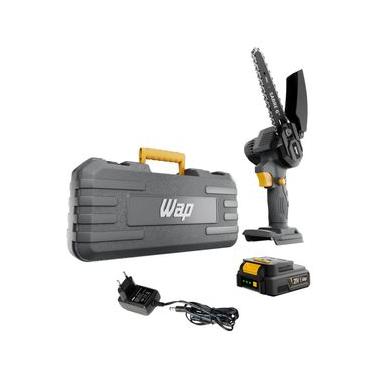 Imagem de Motoserra de Poda Portátil Wap Sabre 6 K21 S01 Sabre 6 Polegadas 2000mnAh Corte de 10cm Bivolt
