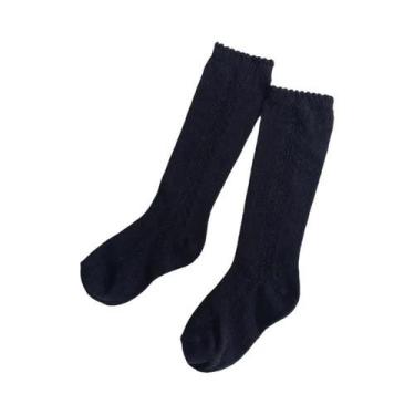 Imagem de Meias De Algodão Respirável Até O Joelho Para Crianças, De Recém-Nasci