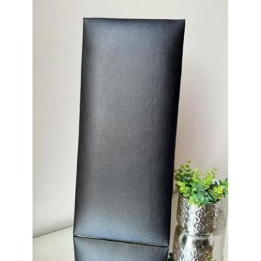 Imagem de Cabeceira Estofada Modular 45x20cm com Fita Dupla Face – Painel Decorativo para Cama Box Casal/Queen/King – Suede Premium(CINZA COURINO,12)