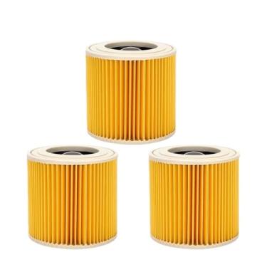 Imagem de Filtro de cartucho de substituição compatível com aspiradores de pó e água das séries Karcher WD, WD2, WD3, WD1, MV3 e MV2. Acessório para ferramentas de limpeza doméstica.(3pcs)